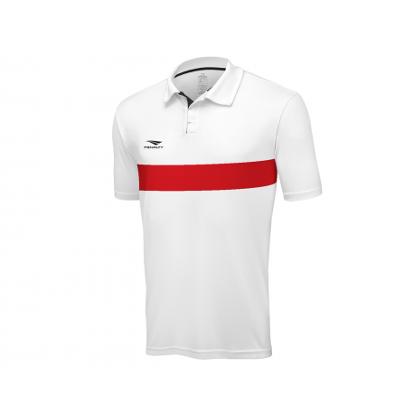 POLO MATIS  white - red  M