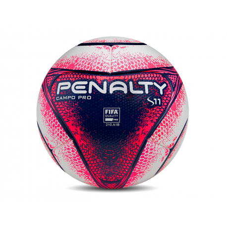 FOTBALOVÝ MÍČ S11 PRO VIII bílá-růžová-modrá 