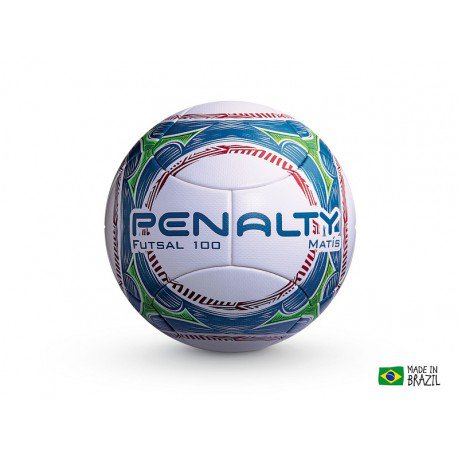 MÍČ NA FUTSAL MATIS 100 ULTRAFUSION VI bílá-modrá-zelená 