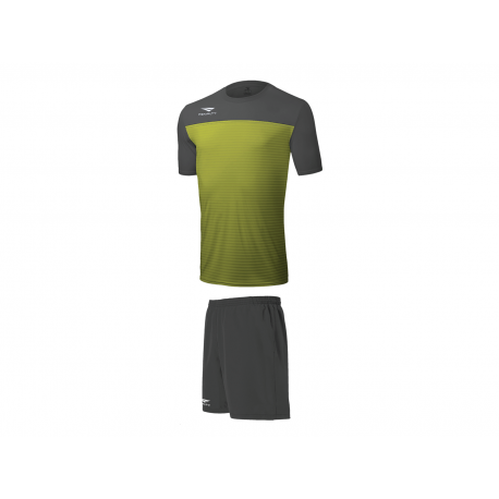 SET S11 WO dark grey - lime green  L