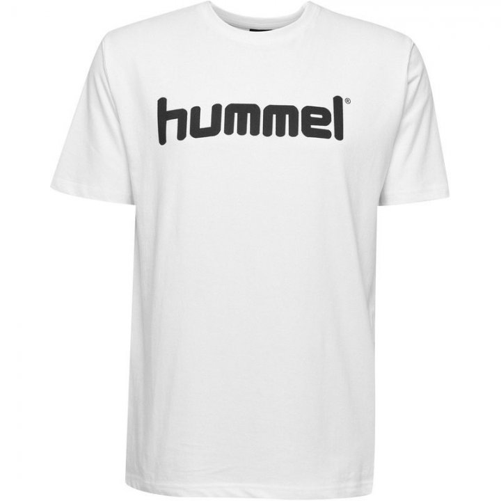 Hummel GO COTTON LOGO triko M (bílá)