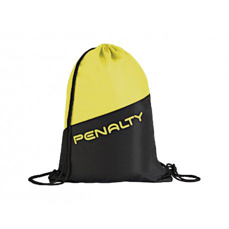 GYM BAG black - fluo yellow 